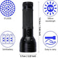 395nm UV Flashlight Black Light Waterproof 51 LED Flashlight Set with AA Battery for Home & Hotel Inspection Pet Urine Detector