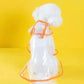 Waterproof Hooded Raincoat for Small Dogs - Soft PVC Puppy Poncho, Transparent & Stylish Pet Jacket