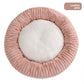 Dog Bed Donut Big Large Round Basket Plush Beds for Dogs Medium Accessories Fluffy Kennel Small Puppy Washable Pets Cat Products