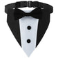 Sucado Brand Pet Wedding Suit Bib Dog Collar Adjustable with Bow Tie Bandana for Engagement Party Costume Clothes
