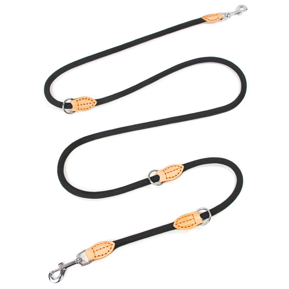 New Generation Dog Leash multifunctional 2.1M Generation Adjustable and Nylon For Large Hands Free Leash for 2 Dogs Universal