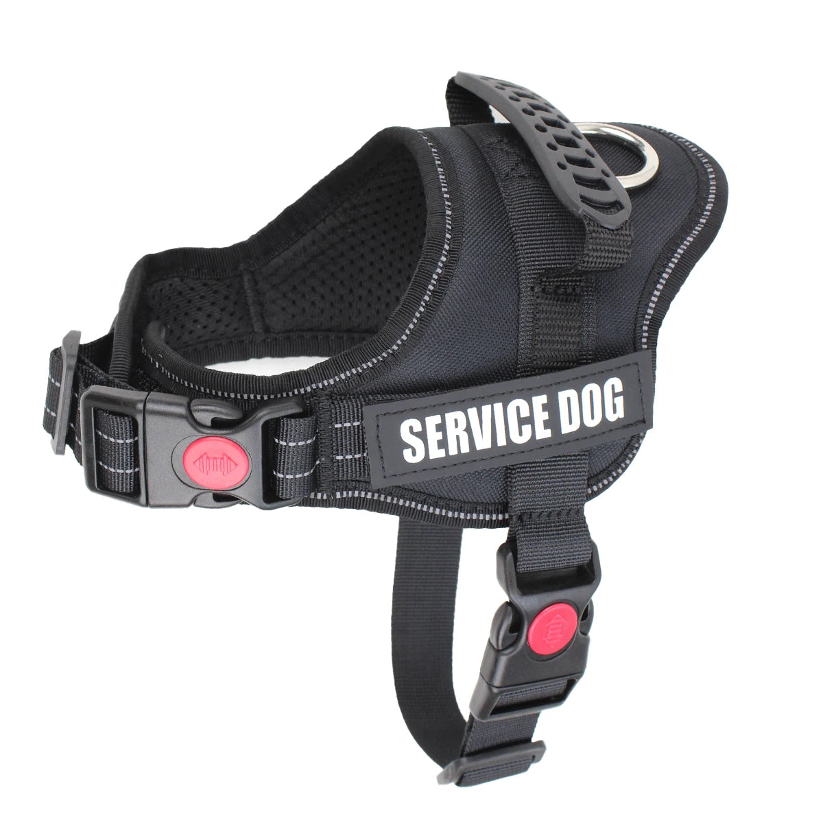 Accept Customise Patches Pet Dog Harness No Pull Reflective Saddle Adjustable Dog Walking For Small Medium And Large Dogs Vest