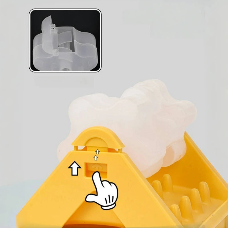 Puzzle Feeder Roller: Interactive Slow Eating Toy for Cats & Dogs - Portion Control with Treat-Dispensing Roller Ball