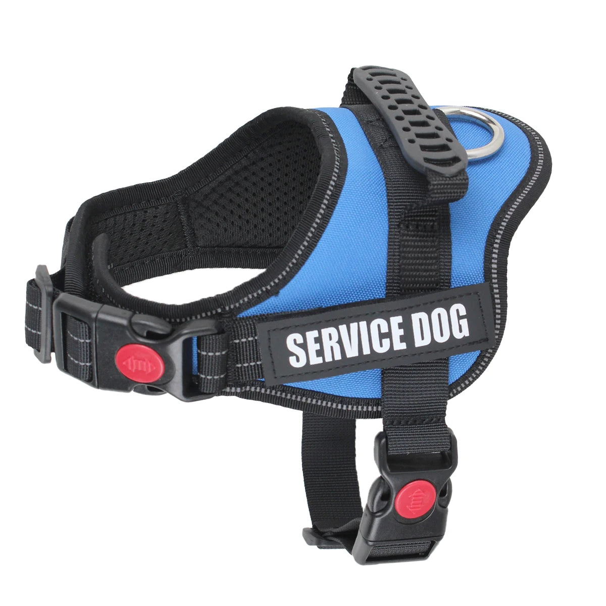 Accept Customise Patches Pet Dog Harness No Pull Reflective Saddle Adjustable Dog Walking For Small Medium And Large Dogs Vest