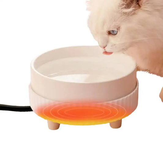 Water Indoor Container Thermal Pet USB dog Dispenser Bowl Heated Rechargeable cat Food Drinking Supplies