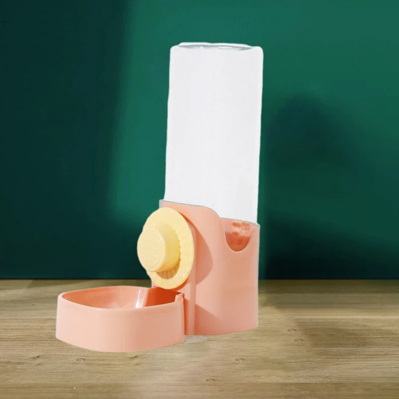 Automatic Pet Feeder Cage Hanging Water Bottle Food Container Dispenser For Dog Cats Rabbit Birds Supplies