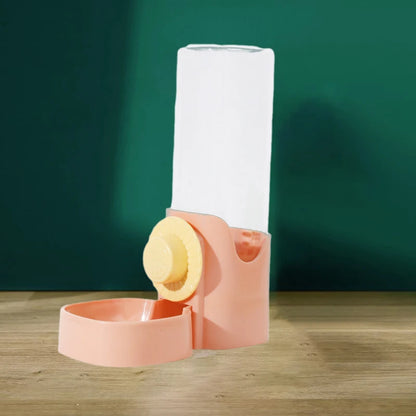 Automatic Pet Feeder Cage Hanging Water Bottle Food Container Dispenser For Dog Cats Rabbit Birds Supplies