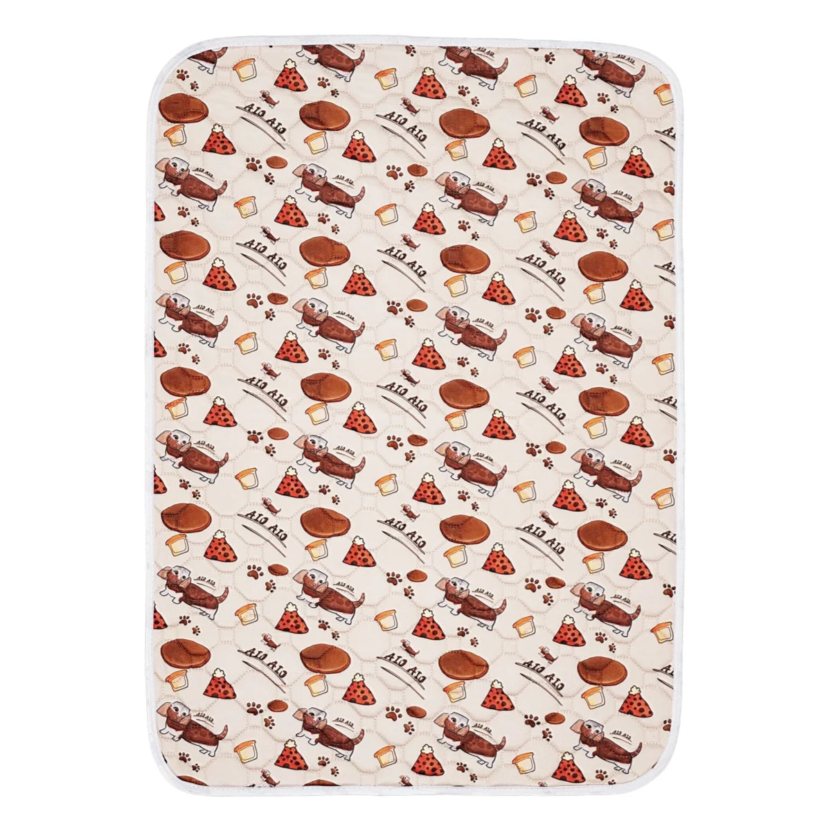 1pcs Cute Waterproof Pet Pee Pad Washable Puppy Training Pad Mat Reusable Anti-Slip Pee Pad Blanket Absorbent Diaper for Dog Cat