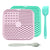 Combination pet licking pad with suction dog licking pad slow feeding dog licking pad pet bath distraction pad food dispenser