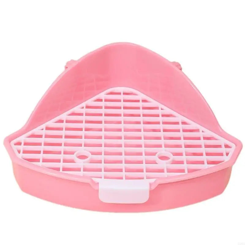 Cage Corner Toilet Small Animal Triangle Litter Pan Pet Ferret Cage Litter Tray