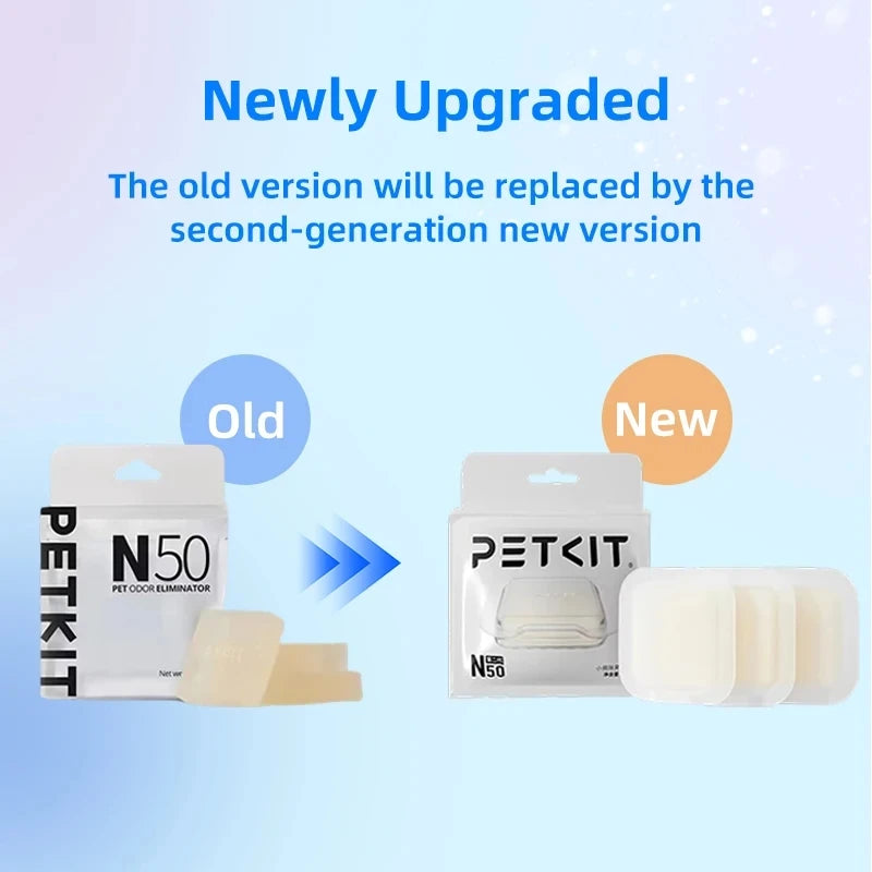 Pet Deodorant Cube N50 for PETKIT PURA MAX Cat Litter Box Automatic Shoveling Cat Supplies Persistent Use Fresh Clear Odor