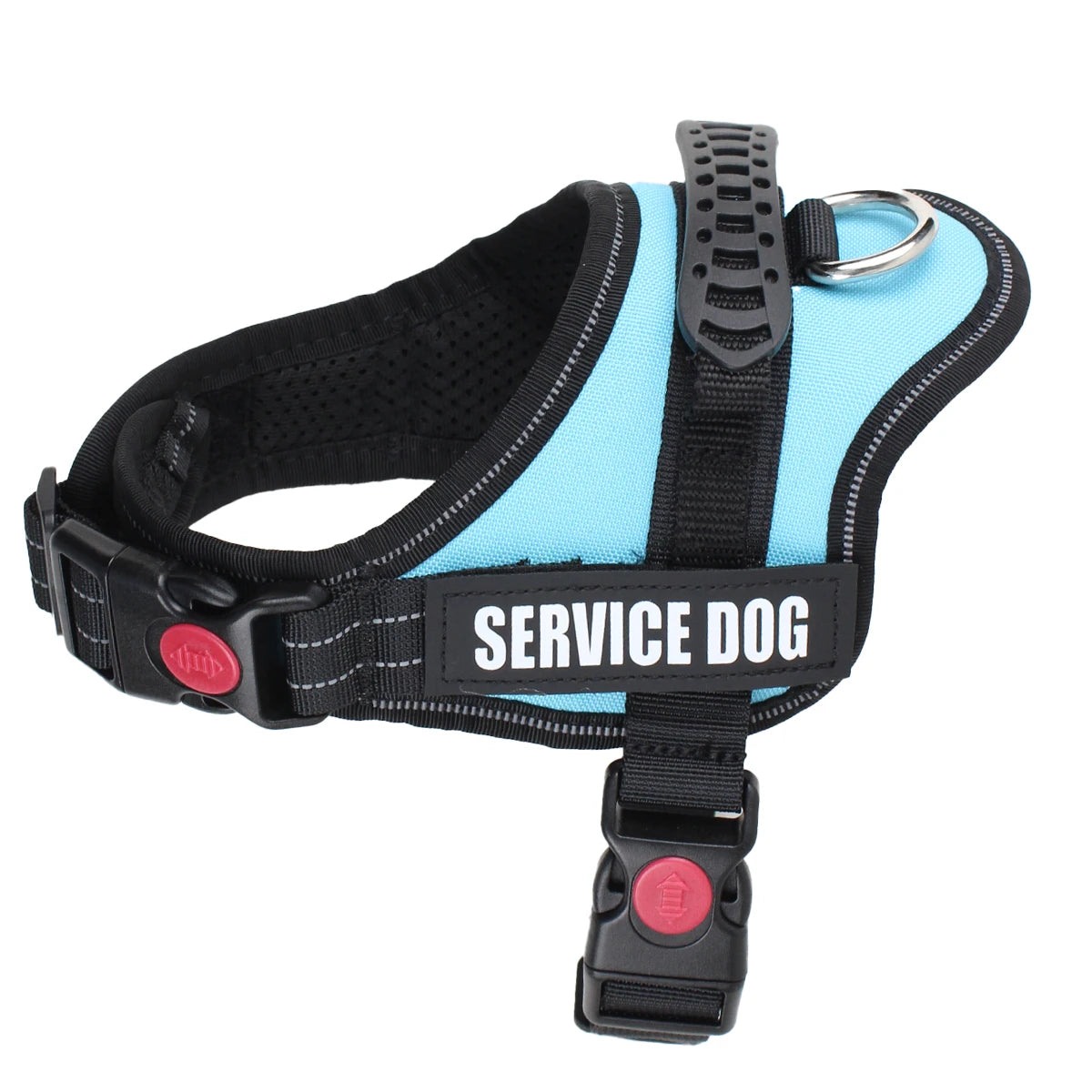 Accept Customise Patches Pet Dog Harness No Pull Reflective Saddle Adjustable Dog Walking For Small Medium And Large Dogs Vest