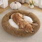 Dog Bed Donut Big Large Round Basket Plush Beds for Dogs Medium Accessories Fluffy Kennel Small Puppy Washable Pets Cat Products