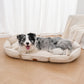 Dog Bed for Large Dogs, Rectangle Washable Orthopedic Pet Bed, Soft Sleeping Puppy Bed, Durable Dog Sofa with Anti-Slip Bottom
