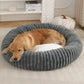 Dog Bed Donut Big Large Round Basket Plush Beds for Dogs Medium Accessories Fluffy Kennel Small Puppy Washable Pets Cat Products