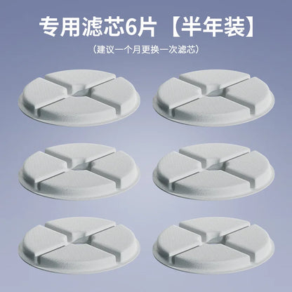 1L Ceramic Cat Water Fountain USB Charging Pet Water Feeders Dogs Automatic Circulating Filtration Flow Water Dispenser