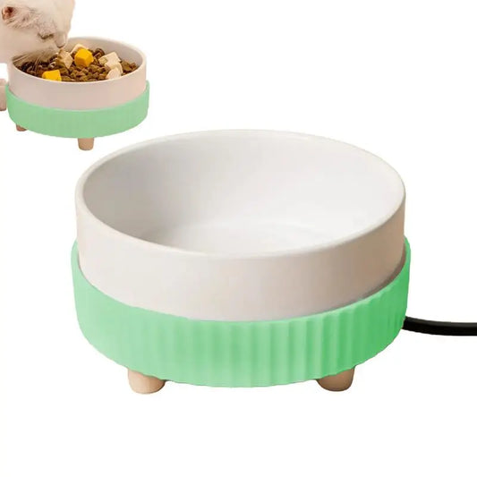 Water Indoor Container Thermal Pet USB dog Dispenser Bowl Heated Rechargeable cat Food Drinking Supplies