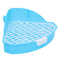 Cage Corner Toilet Small Animal Triangle Litter Pan Pet Ferret Cage Litter Tray