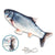 Electric Moving Fish Cat Toy Realistic Flopping Fish Dog Toy Plush Interactive Cat Toy for Indoor Cats Exercise