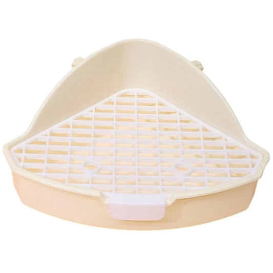 Cage Corner Toilet Small Animal Triangle Litter Pan Pet Ferret Cage Litter Tray