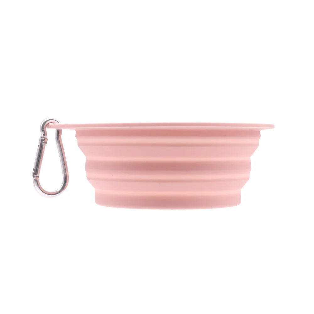 Portable Dog Bowl Foldable - Pet Travel Water & Food Bowl Collapsible Feeding Dish for Dogs Outdoor Camping Hiking