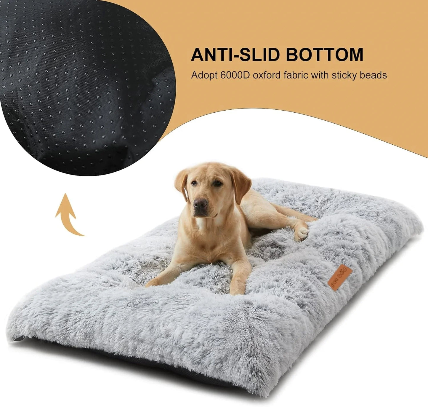 1 piece of pet cat and dog bed, long hair, plush, thick, comfortable and warm - easy to disassemble and wash dog pad cat pad, su