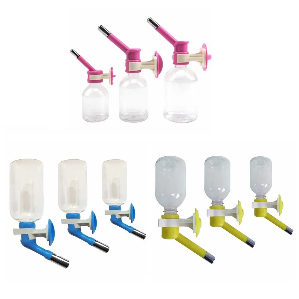 Hanging No-Drip Dog Water Dispenser Automatic Can Be Raised and Lowered Pet Water Feeder Bottle with Spigot Spout