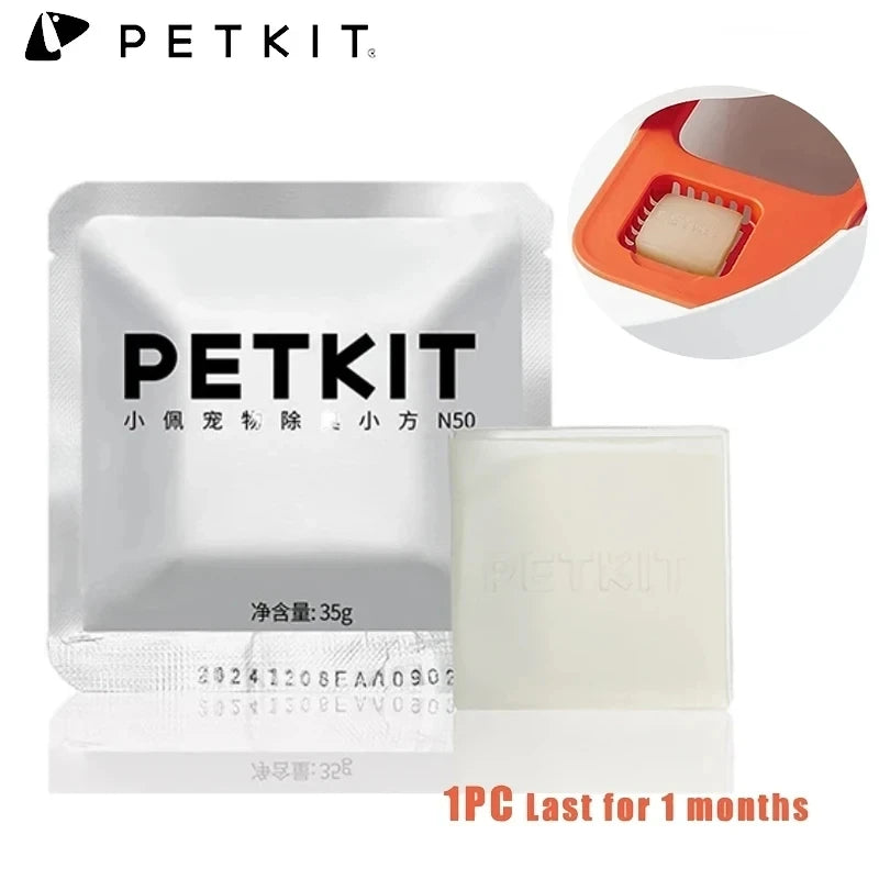 Pet Deodorant Cube N50 for PETKIT PURA MAX Cat Litter Box Automatic Shoveling Cat Supplies Persistent Use Fresh Clear Odor
