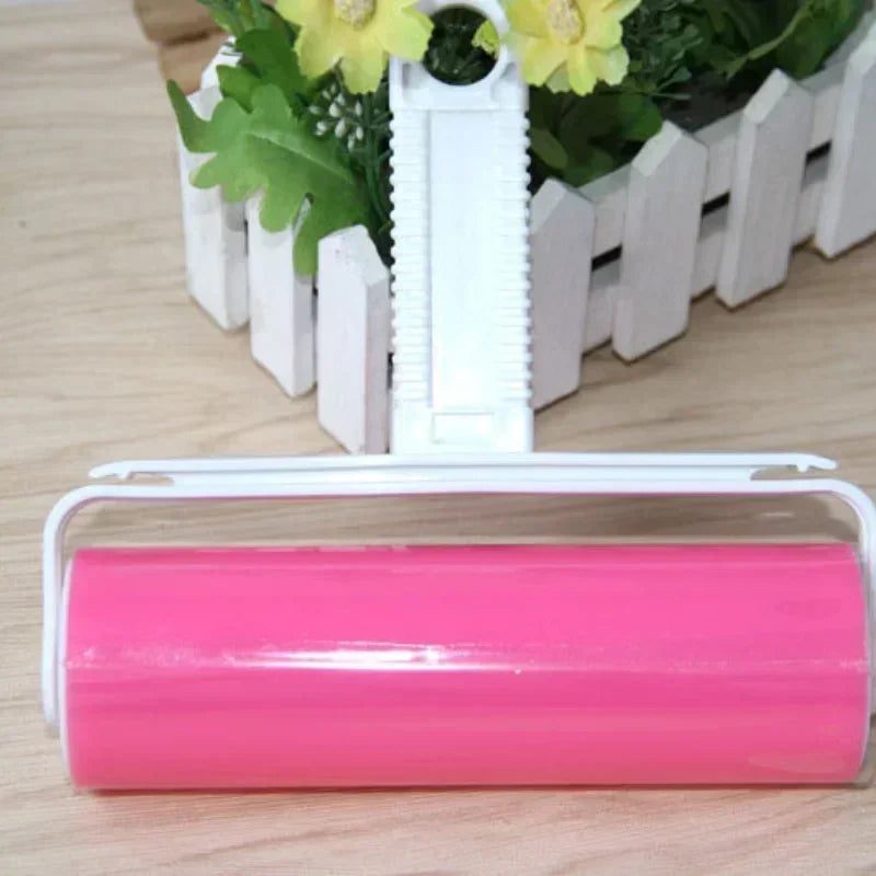 Large High quality New Washable Reusable Clothes Hair Pet Hair Sticky Roller Household Cleaning Portable Hair Remover Rolle