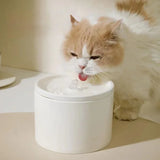 1L Ceramic Cat Water Fountain USB Charging Pet Water Feeders Dogs Automatic Circulating Filtration Flow Water Dispenser