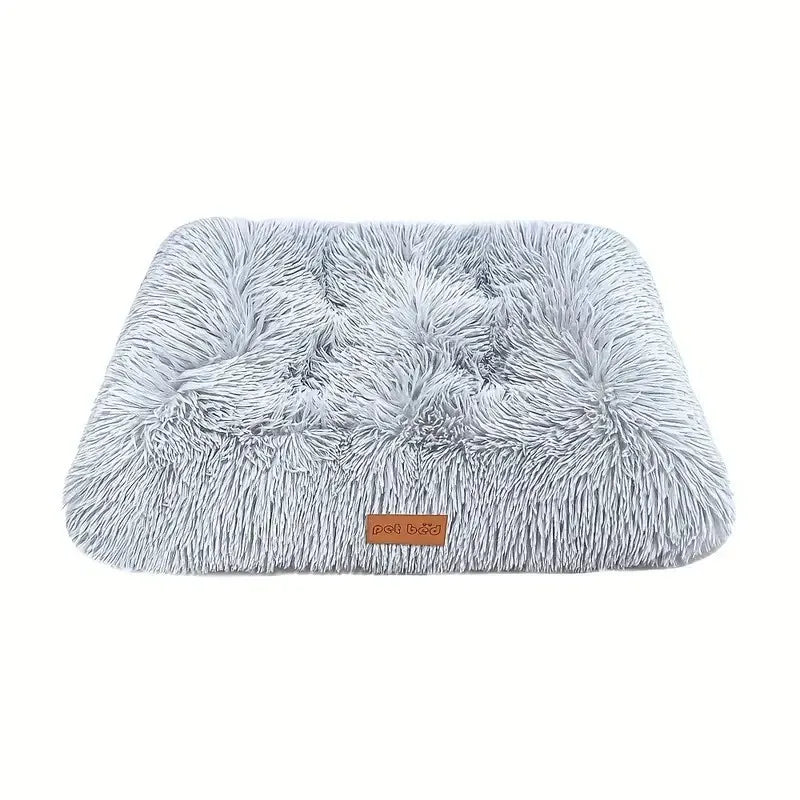 1 piece of pet cat and dog bed, long hair, plush, thick, comfortable and warm - easy to disassemble and wash dog pad cat pad, su