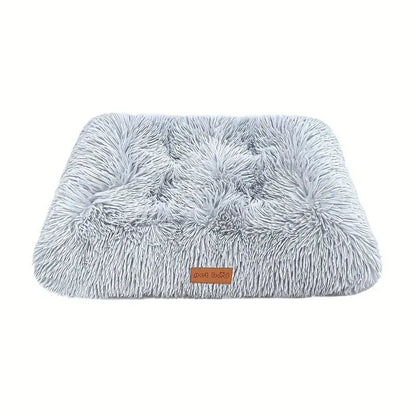 1 piece of pet cat and dog bed, long hair, plush, thick, comfortable and warm - easy to disassemble and wash dog pad cat pad, su