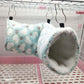 Heart Solf Cotton Plush Hamsters Playing Tunnels Winter Warm Nest for Ferret Guinea Pigs Squirrels Small Pet Toys Accessories