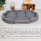 Dog Bed for Large Dogs, Rectangle Washable Orthopedic Pet Bed, Soft Sleeping Puppy Bed, Durable Dog Sofa with Anti-Slip Bottom