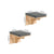 Wall Mounted Cat Tree Wooden Shelves Scratching Posts Climbing Cat tower Hammock With Solid Floating Perches Steps and Ladder