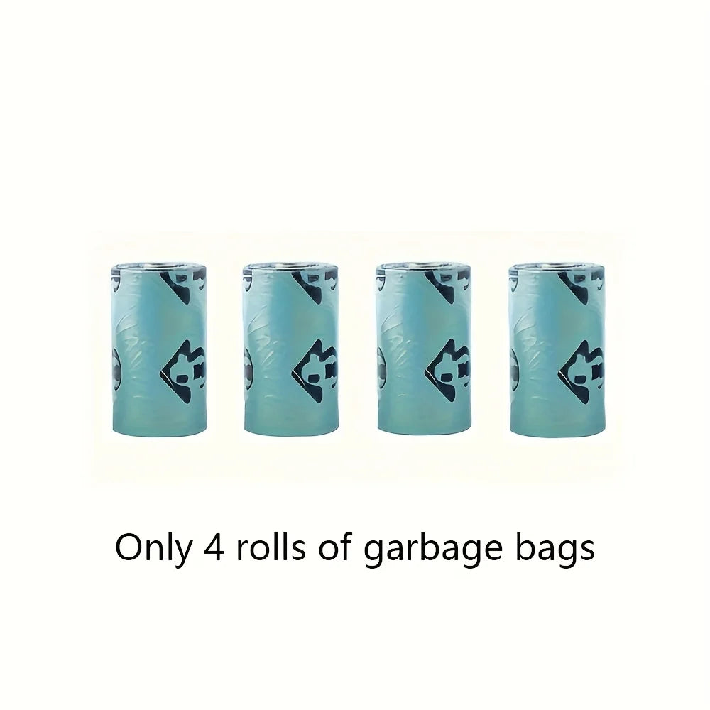 PPmaterial cat litter scoop with integrated garbage bag dispenser, suitable for all cat breeds - pet litter box maintenance tool