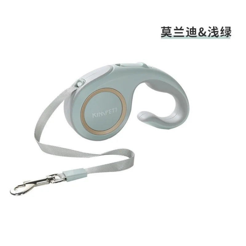 Tangle Free Retractable Dog Leash with Anti-Pull Lock 3M 5M Auto Reel Leash Lightweight and Durable for Cats and Small Dogs 펫