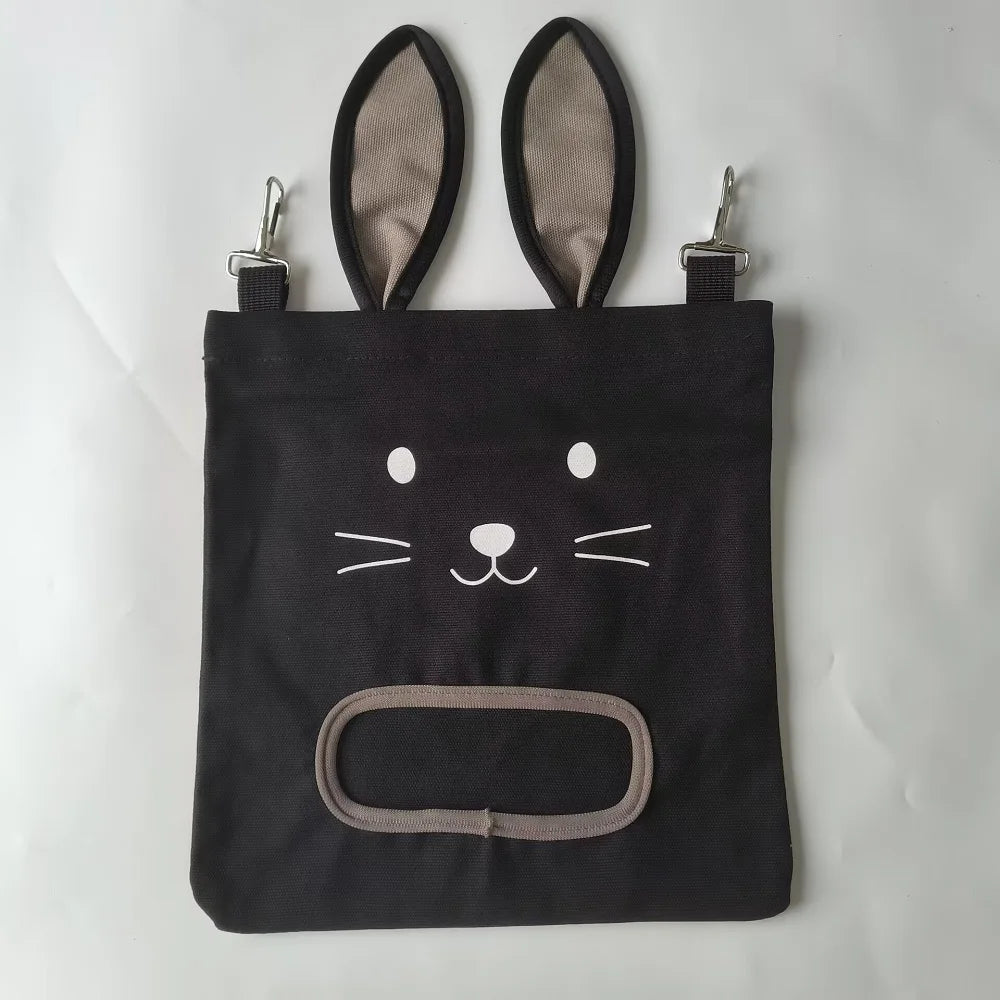 New Rabbit Hanging Hay Bag Shaped Feeding Feed Package Convenient Multiple Colors Available Small Pet Supplies
