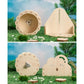 High Quality DIY Wooden Running Wheel Removable Silent Exercise Wheel Exercise Toy for Hamster