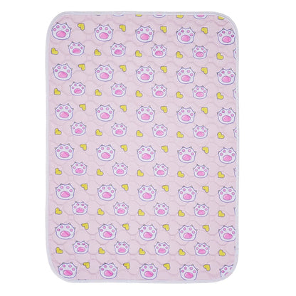 1pcs Cute Waterproof Pet Pee Pad Washable Puppy Training Pad Mat Reusable Anti-Slip Pee Pad Blanket Absorbent Diaper for Dog Cat