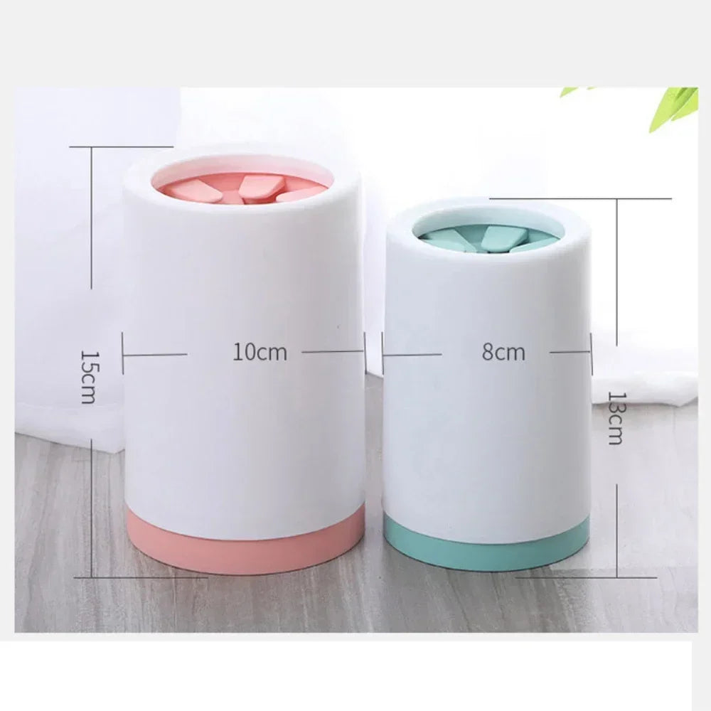 Pet Foot Washer Cup Soft Silicone Foot Cup Cat Foot Cleaning Bucket Dog Paw Cleaner Cup Manual Quick Paw Wash Cleaner