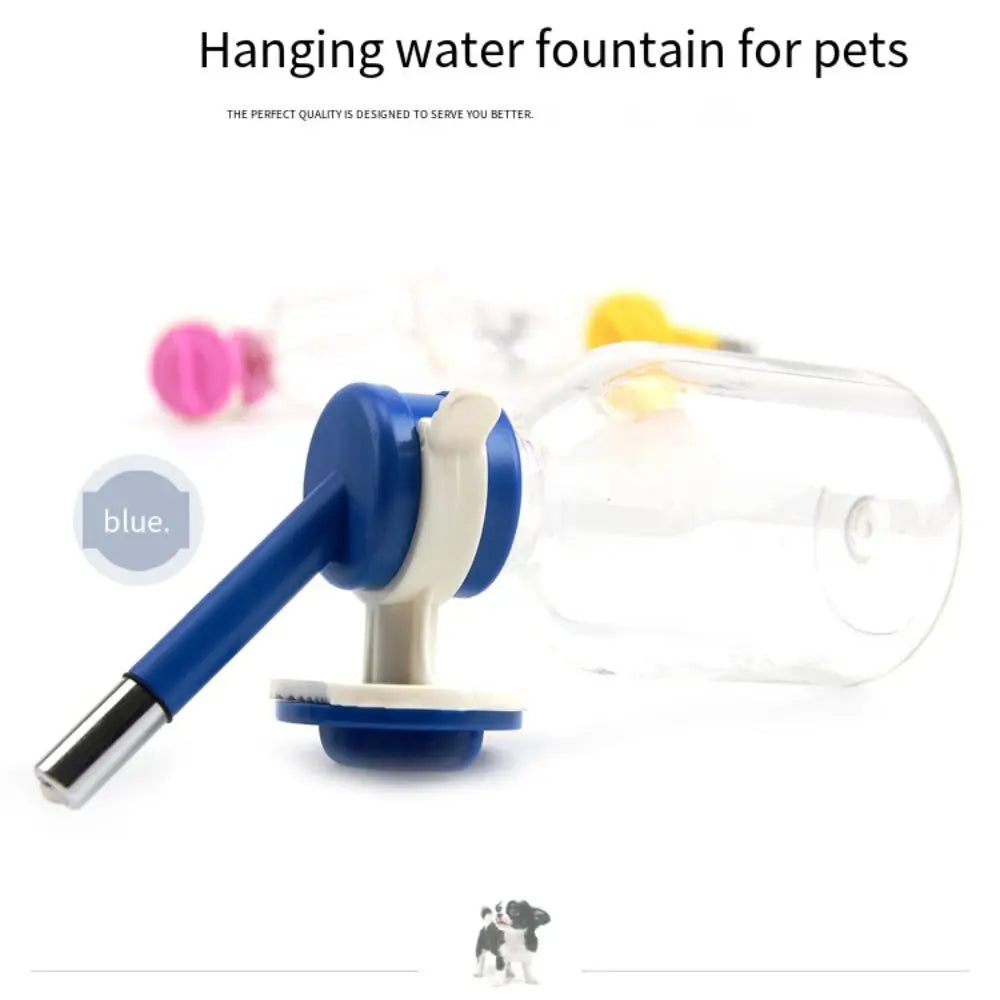 Hanging No-Drip Dog Water Dispenser Automatic Can Be Raised and Lowered Pet Water Feeder Bottle with Spigot Spout